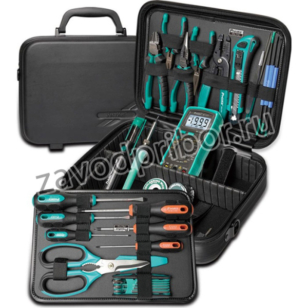 PK-710KB Набор инструментов для электроники базовый С00040051