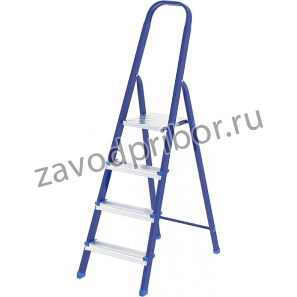 97844, Стремянка, 4 ступени, стальная, Россия// Сибртех
