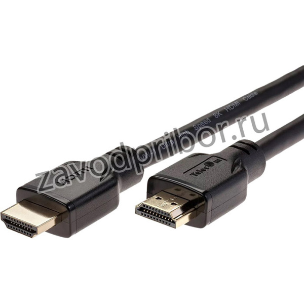 Кабель Telecom HDMI (m)/HDMI (m) - 3 м (TCG255-3M), Кабель HDMI 19M/M,ver. 2.1, 8K@60 Hz 3m Telecom TCG255-3M
