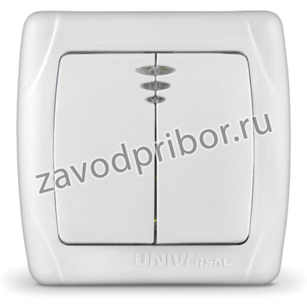 Маргарита Выкл. 2 кл. с подсветкой бел. М0123