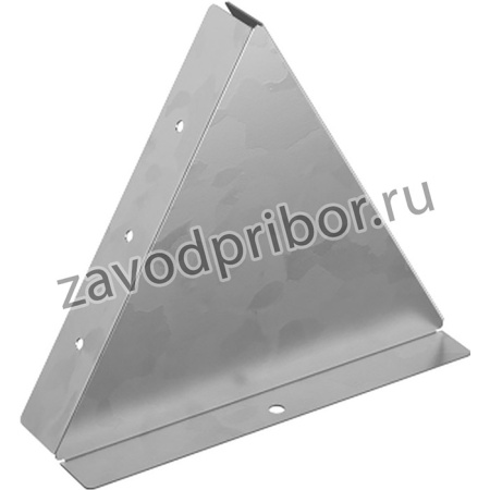 Заглушка для крышки двускатной осн.500 сталь цинк-ламель DKC SKH205HDZL