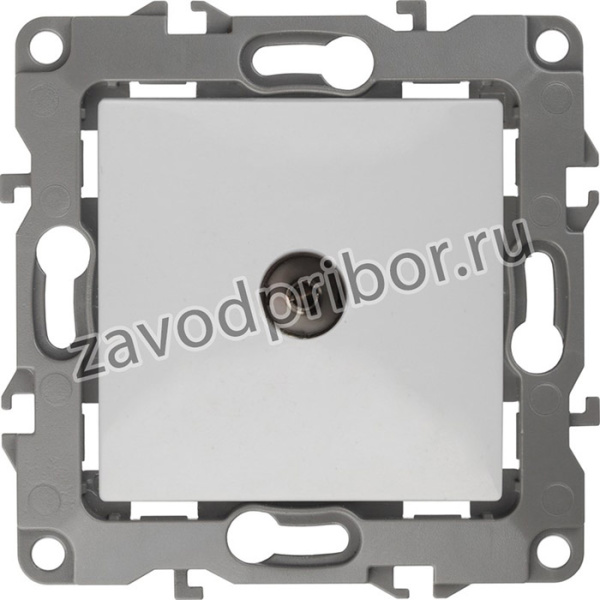 12-3102-01 ЭРА Розетка TV проходная, IP20, Эра12, белый Б0027431