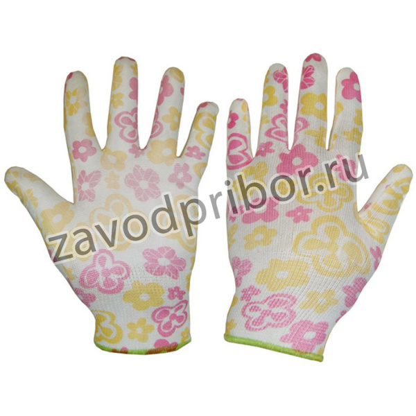 Перчатки нейлон с полиуретан. покрытием 8/M WF 27685