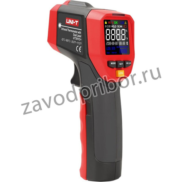 UT302C+ Инфракрасный термометр пирометр -32c/+1100c цифровой 00-00004261