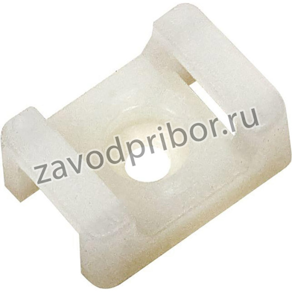 Площадка ПМ 22х16х4 под винт бел. (уп.100шт) IEK UHP33-22-16-4-100-K01