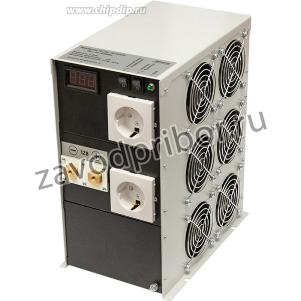 Инвертор ИС-12-4500У преобразователь напряжения DC/AC 12/220В 4500Вт