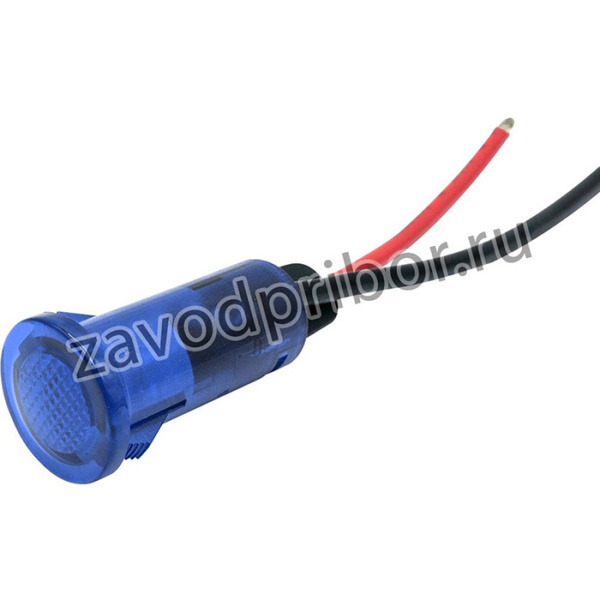 655-1404-103F, LED Panel Mount Indicator Uni-Color Blue 100mcd 2-Pin