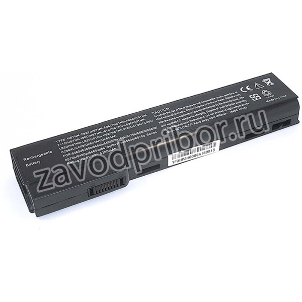 Аккумуляторная батарея для ноутбука HP Compaq 6560b (HSTNN-LB2G) 10.8V 5200mAh OEM черная
