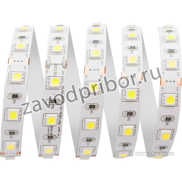 229BL Светодиодная лента в блистере 12В, 14,4Вт/м, smd5050, 60д/м, IP20, 700Лм/м,подложка 10мм, 3м