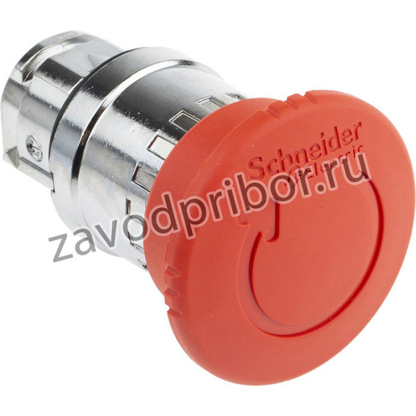 ZB4BS844, Emergency Switch-off Head, Metal, _40mm, Round Head, Rotary Release