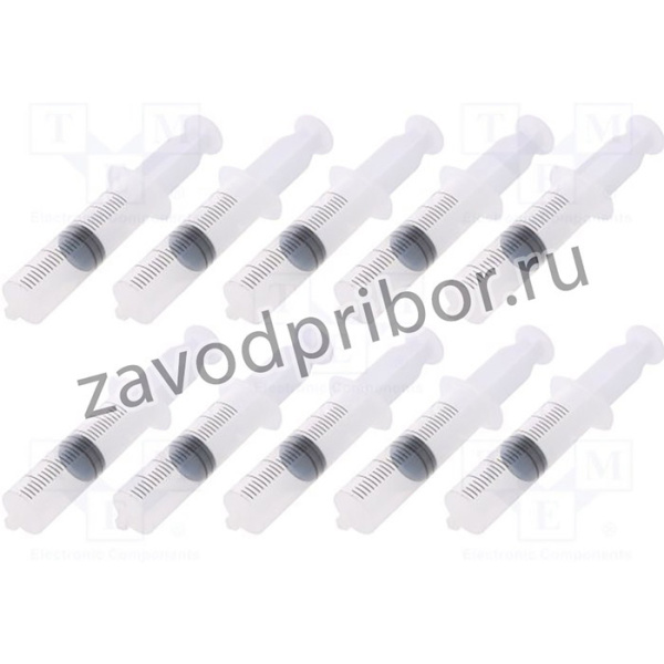 FIS-60CC-10PK, Шприц, 60мл, прозрачный, Luer Lock, Мат-л: полипропилен
