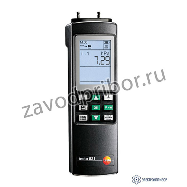 Testo 521-2 — дифференциальный манометр