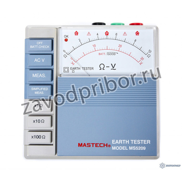 MS5209 — измеритель сопротивления заземления аналоговый