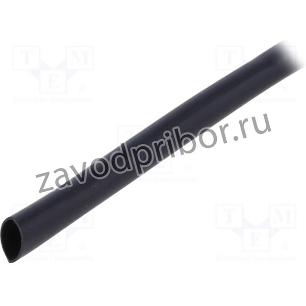 PVC125-4.5-BK-10, Электроизоляционная трубка, Мат-л ПВХ, черный, -20-125°C, L 10м
