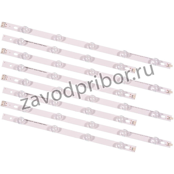 Подсветка для телевизоров LG 39LN540V, 39LA620V, 39LA620S, 39LN5300, 39LN5400, HC390DUN, HC390DUN-VCFP1, 39" 3V / 9 led / (комплект 8 шт) 77