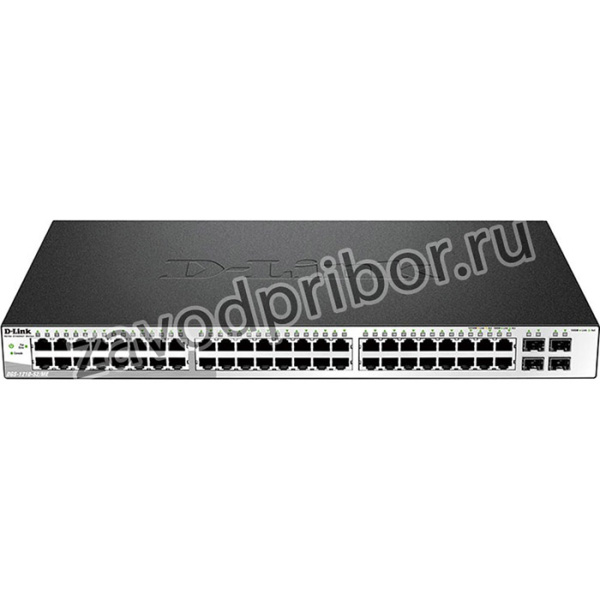 Управляемый l2 коммутатор с 48 портами 10/100/1000base-t и 4 портами 1000base-x sfp DGS-1210-52/ME/A1A