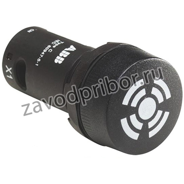 1SFA619600R6336 CB1-633B, Compact, Panel Mount Black LED Buzzer, 22mm Cutout, Round, 230V ac
