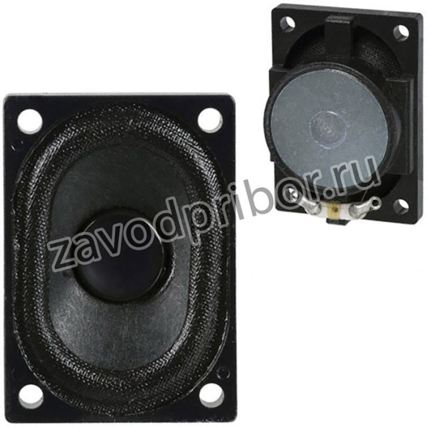 AS04004PO-WR-R, Динамик электромагнитный, овальный, 4W 4Ohm 370Hz 87dB