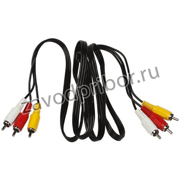Кабель подключения AV через разъём 3RCA к телевизионному приемнику