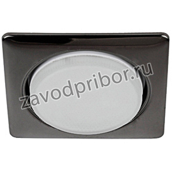 KL71 BK /1 (к) Светильник ЭРА под лампу Gx53 квадр.,220V, 13W,черный металл Б0048957