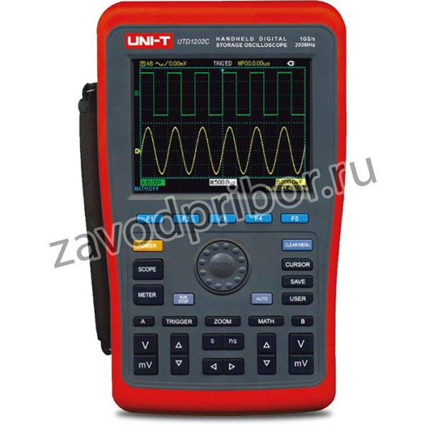 UTD1102C, Осциллограф цифровой портативный, 2 канала x 100МГц