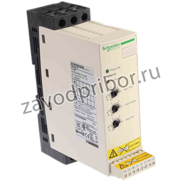 ATS01N232QN, Модуль: softstart (плавный запуск), DIN, 15кВт, 1-10/1-10с, 32А