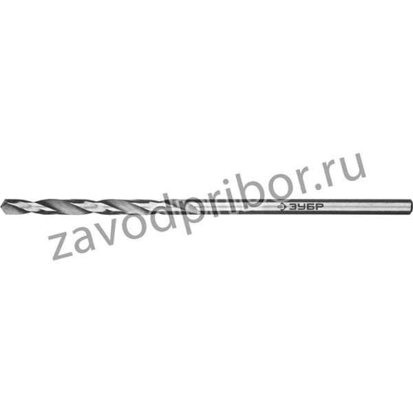 29621-1.6, ЗУБР ПРОФ-В 1.6х43мм, Сверло по металлу, сталь Р6М5, класс В