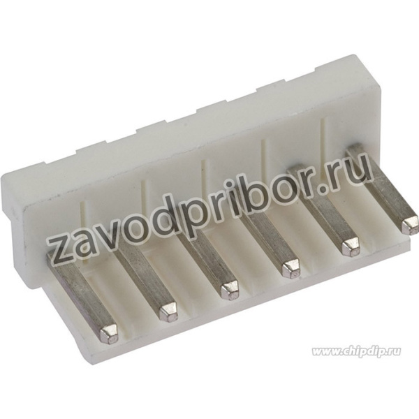 SCT3961WV-06P (B6P-VH), Вилка прямая на плату 3.96мм 6pin