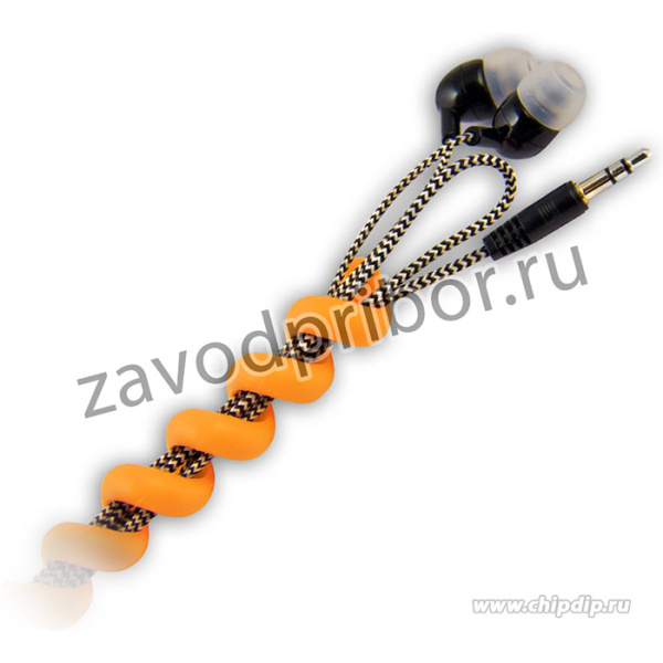 CM1201Y, Органайзер кабельный гибкий, тип "пружина", 10 см, желтый