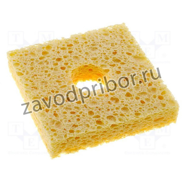 SPONGE-B, Губка для очистки жала 75x75мм с отверстием