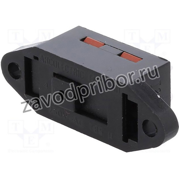 AE-T22205BAAA, Переключатель: движковый, Пол: 2, DPDT, 10A/250ВDC, Шаг: 7мм