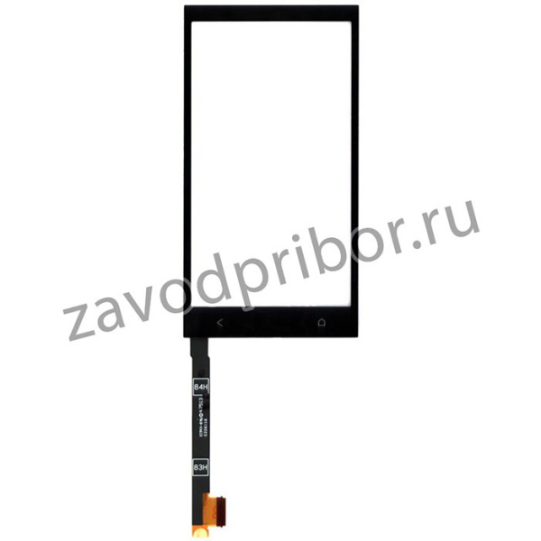 Сенсорное стекло (тачскрин) для HTC One mini черное