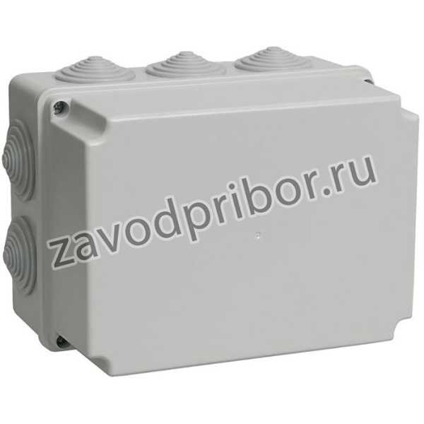 UKO10-190-140-120-K41-55, Коробка расп. КМ41246 о/п 190х140х120мм IP55 10вв. серая IEK