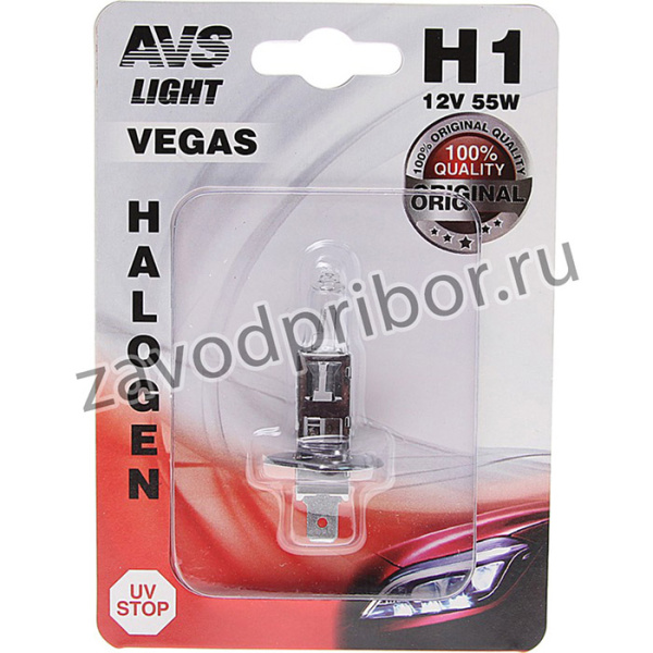 A78479S, Лампа 12V H1 55W P14.5s блистер (1шт.) AVS
