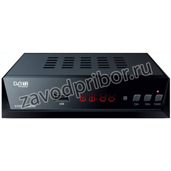Ресивер DVB-T2 Сигнал Эфир HD-600RU черный