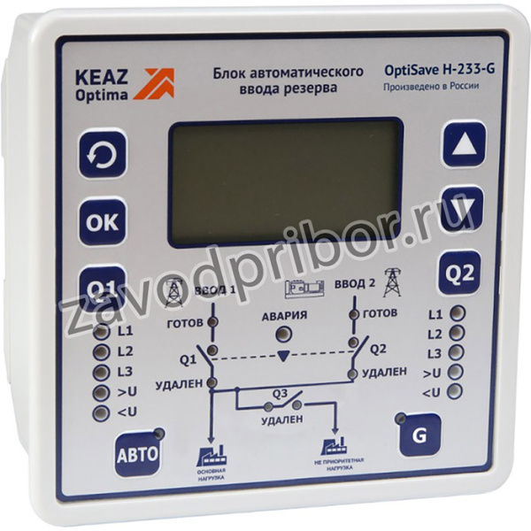 Блок автоматического ввода резерва OptiSave H-233-G-У3 КЭАЗ 285581