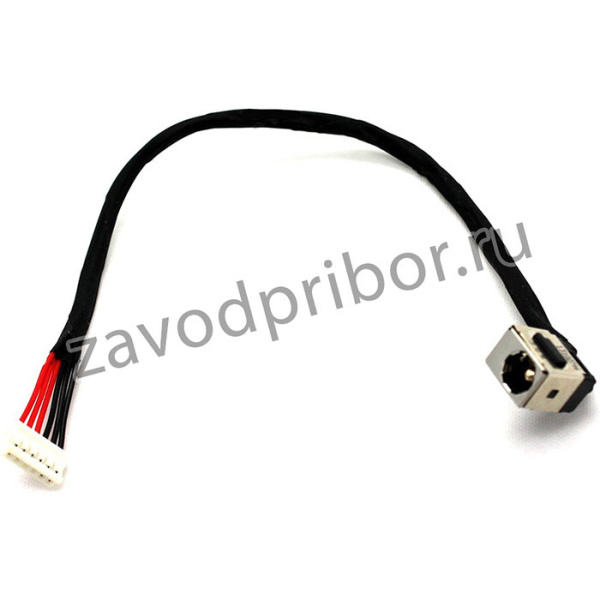Разъем питания для ноутбука Lenovo IdeaPad B460, B560, V460, V560, Y460, Y560, 50.4jw07.001 узкий разъем с кабелем