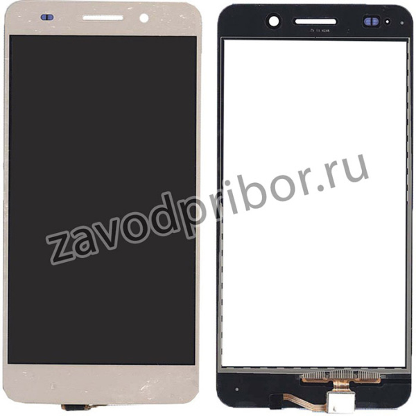 Сенсорное стекло (тачскрин) для Huawei Y6 II LTE (CAM-L21) золото