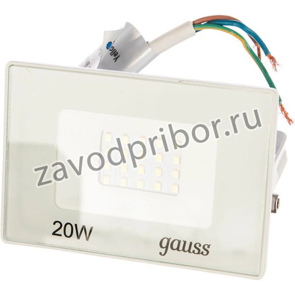 Прожектор Elementary 20W 1750lm 6500K 200-240V IP65 белый LED 1/20 SQ613120320