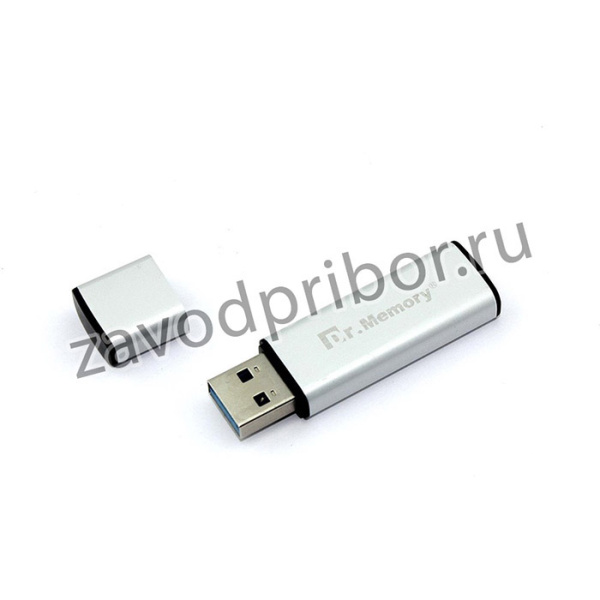 Флешка USB Dr. Memory 009 16Гб, USB 3.0, серебристый