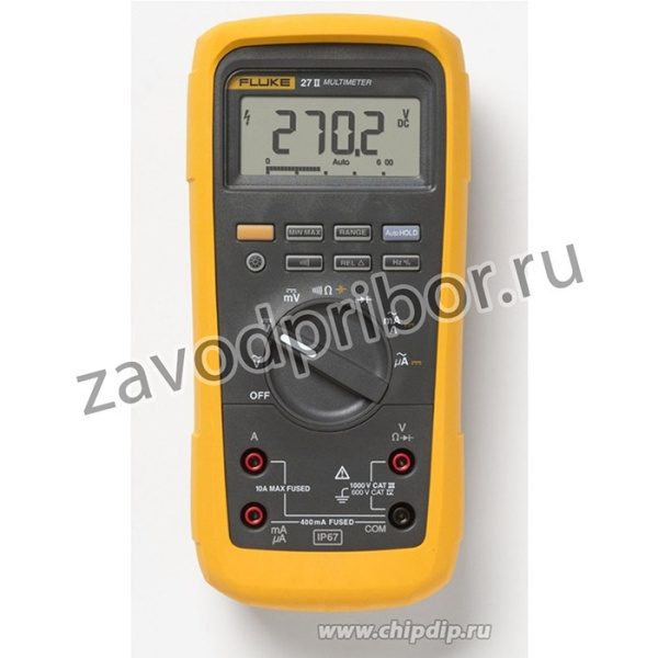 Fluke 27 II, Мультиметр цифровой водонепроницаемый (Госреестр РФ)