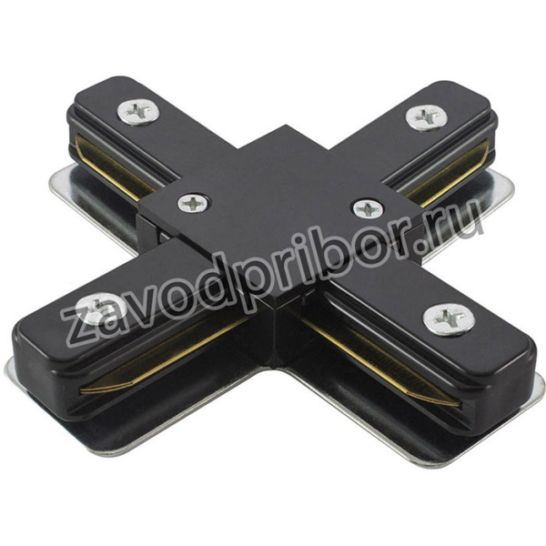 Коннектор Х-образный для шинопровода TLC-01-BL-X, черный, TDM