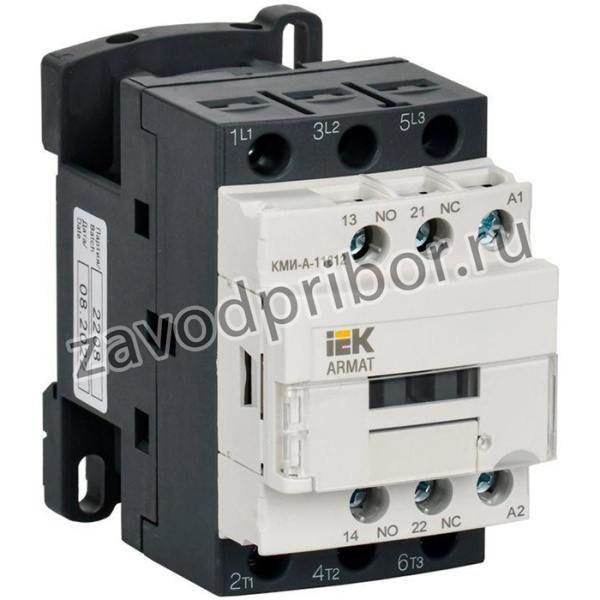 Контактор КМИ-А-11812 LC1D 18А кат. 400В AC 1НО+1НЗ AC-3 IEK AR-ACC-11-018-400-11