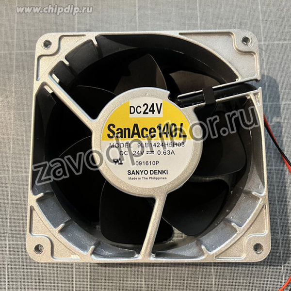 Вентилятор SanAce 140L 9LB1424H5H03 DC 24V 0.63A 140x50 3pin