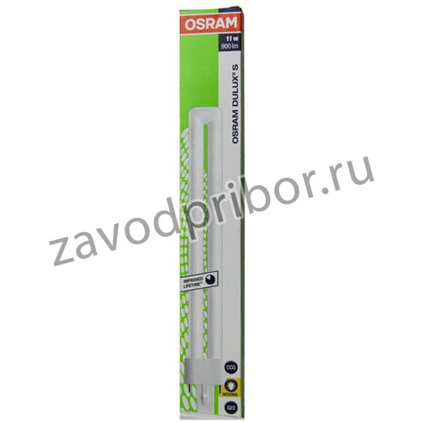 Лампа энергосберегающая DULUX S 11Вт/41-827 цоколь G23