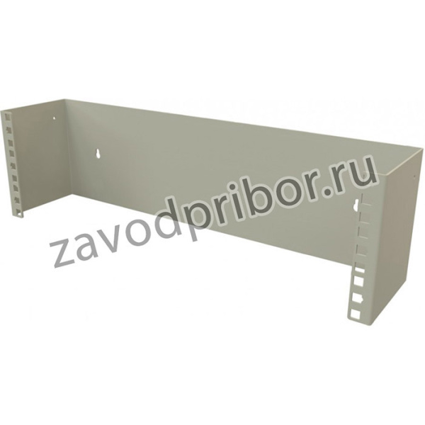 01 Кронштейн Hyperline, настенный для 19" оборудования, высота 3U, глубина 110 мм, фиксированный, цвет серый