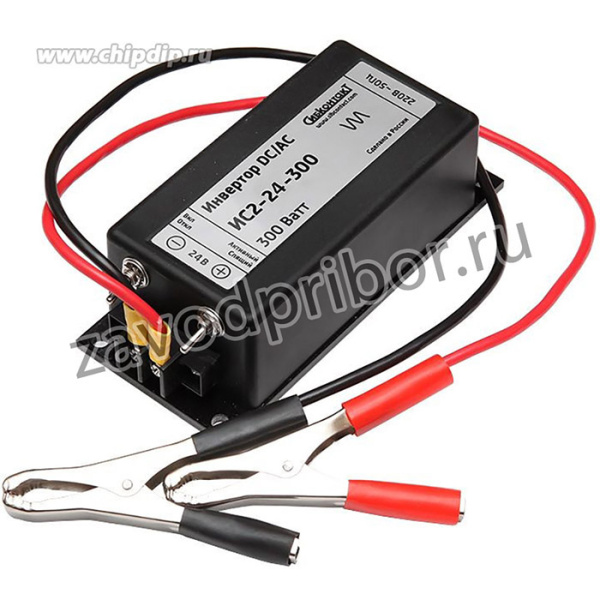 Инвертор ИС2-24-300 преобразователь напряжения DC/AC 24/220В 300Вт