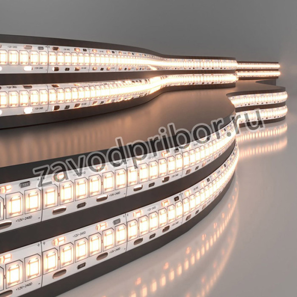 2835 12V 240Led 16W IP65 / Лента светодиодная 240Led 16W IP65 3300K тёплый белый