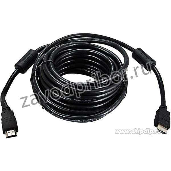 17-6206, Кабель HDMI - HDMI 1.4, 5м, Gold