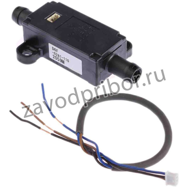 D6F-02A1-110, Compact Mount Mass Flow Controller, 0 2 L/min, Analogue Output, 10.8 26.4 V dc